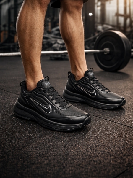 کتونی اسپرت زنانه مشکی NIKE بیسیک زیره تزریق با کیفیت / سایز 37 تا 41